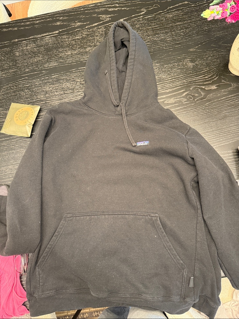 Black Men's Hooded Pullover Sweatshirt PATAGONIA